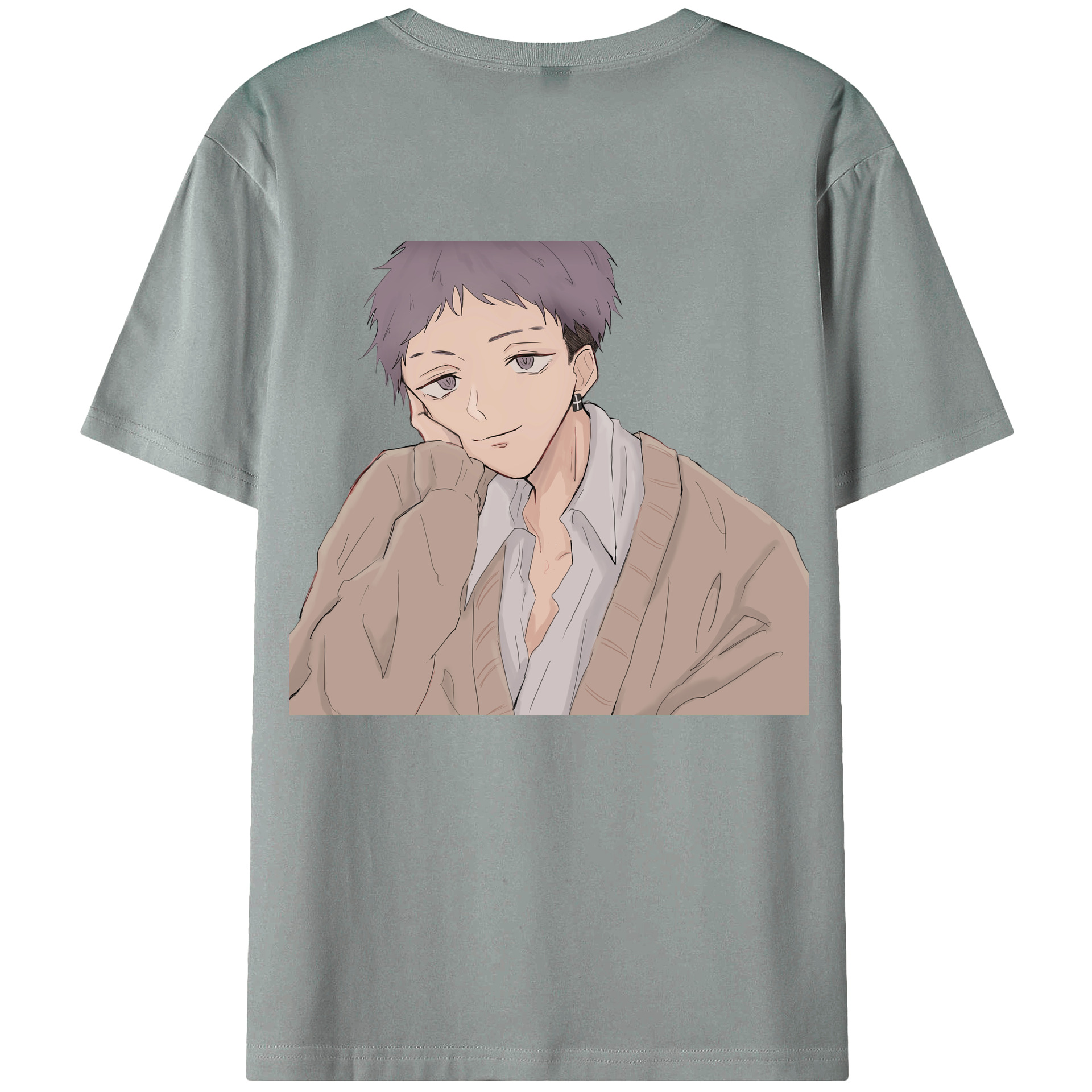 （画像用） 東京リベンジャーズ Tokyo Revengers 綿100％ メンズ半袖Tシャツ（バックプリント） 通気性